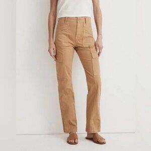 Madewell The Garment-Dyed '90s Straight Cargo Pants Sand Dune Size 26 High Rise